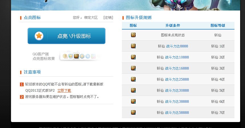 QQ斩仙图标要多少级才能点亮