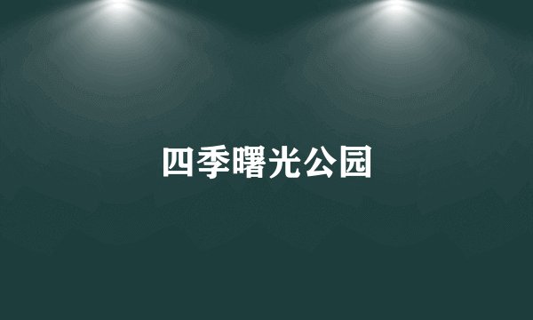 四季曙光公园