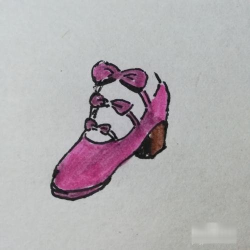 小舞的玉兔鞋怎么画