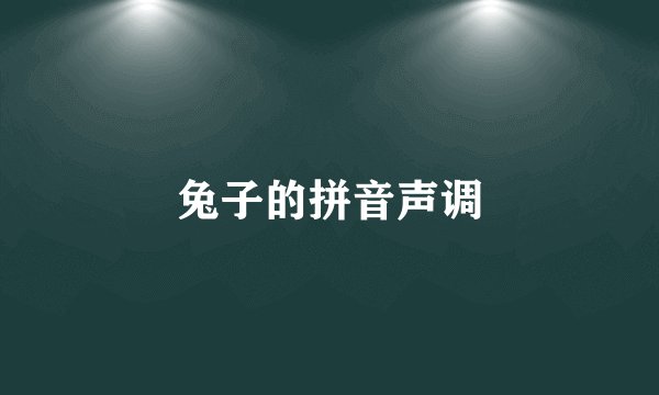 兔子的拼音声调
