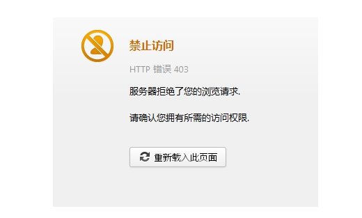 上个网站提示You have been banned.什么意思