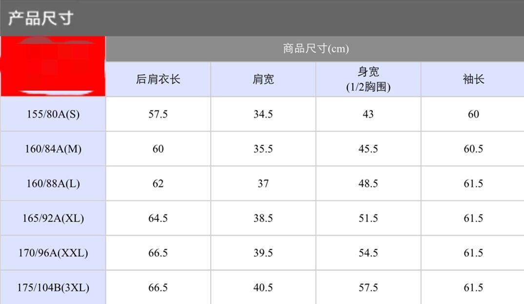 裤子的尺码S M L是什么意思？