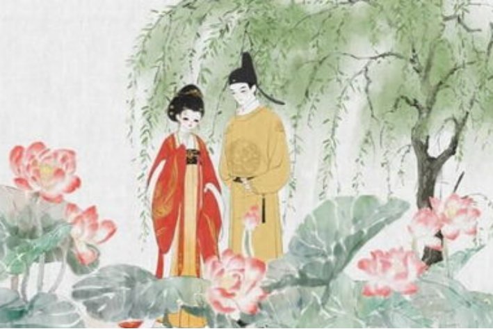 玉容寂寞泪阑干下一句