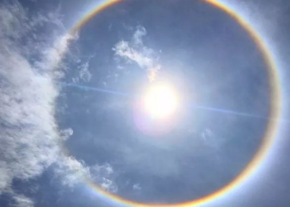 今天的太阳怎么回事呢？