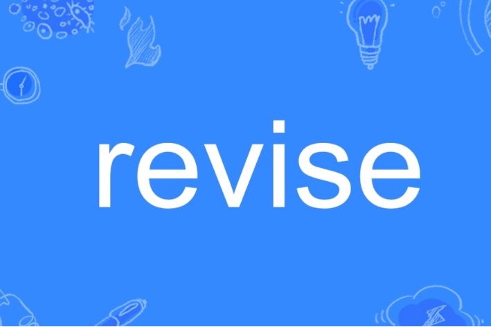 revise的名词