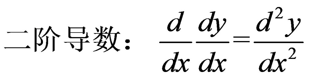 二阶导数是什么？