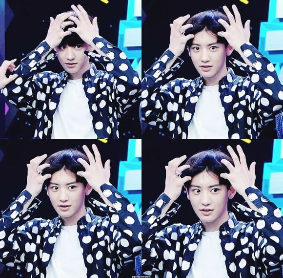 跪求2014一期快乐大本营exo----灿烈 图片【多发几张】