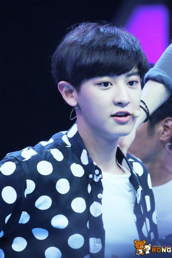 跪求2014一期快乐大本营exo----灿烈 图片【多发几张】