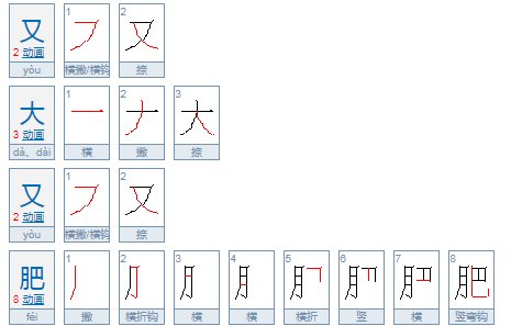又大又肥的词语有那些？