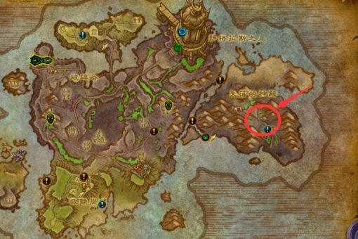 魔兽世界7.2破碎海滩的死木港在哪怎么走 死木港位置坐标多少