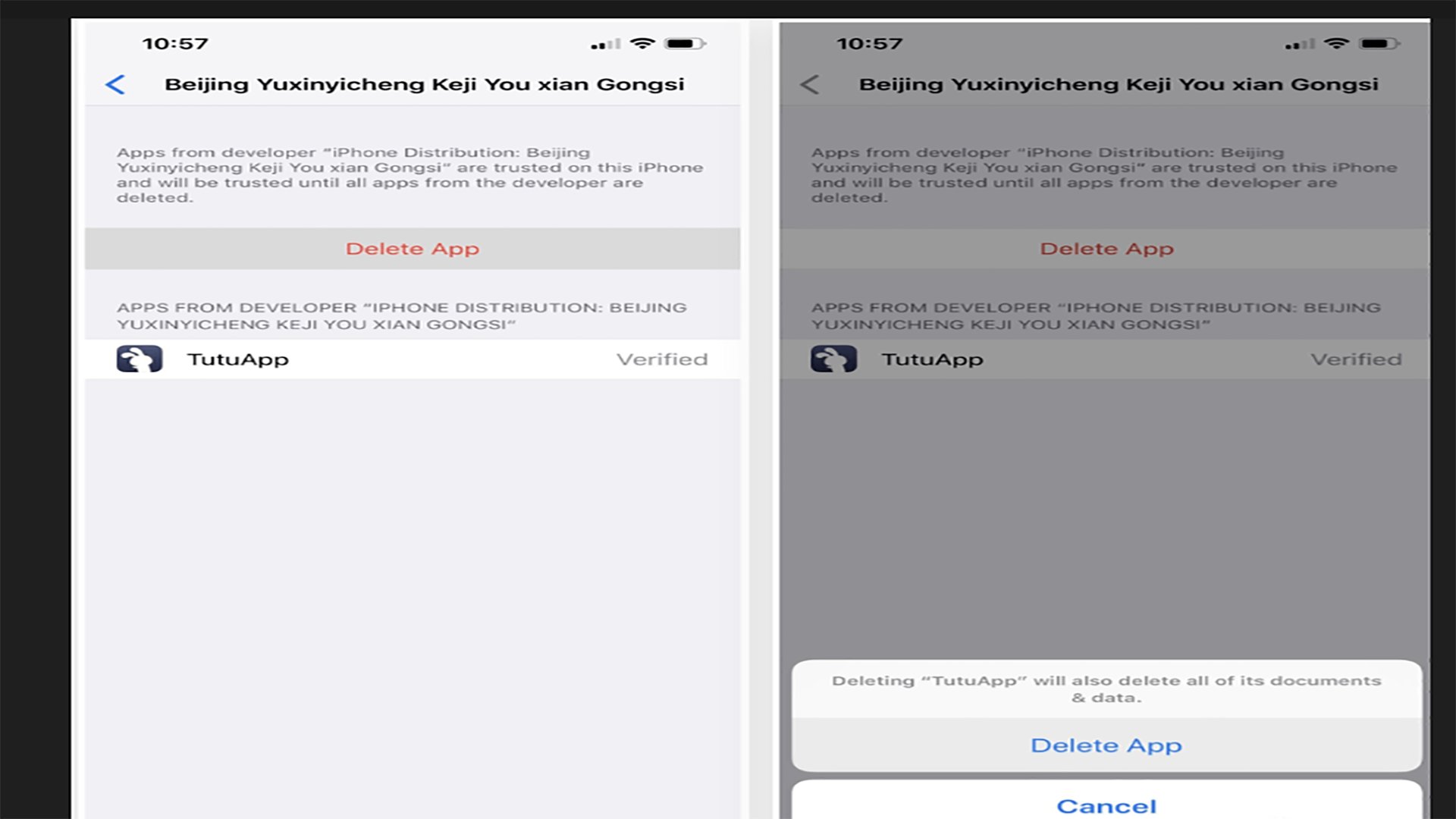 为什么苹果手机一直验证不了证书？