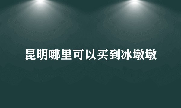 昆明哪里可以买到冰墩墩
