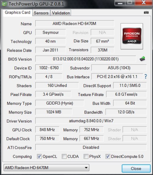 AMD Radeon HD 6470M是独立显卡还是集成显卡