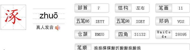 三点水加逐读什么