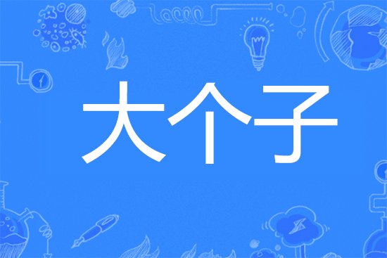 大个子是什么意思