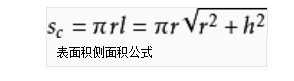 圆锥体的表面展开图是什么样的?(图片)