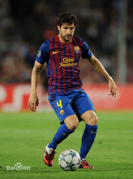 法布雷加斯曾经穿过8号球衣是不是？