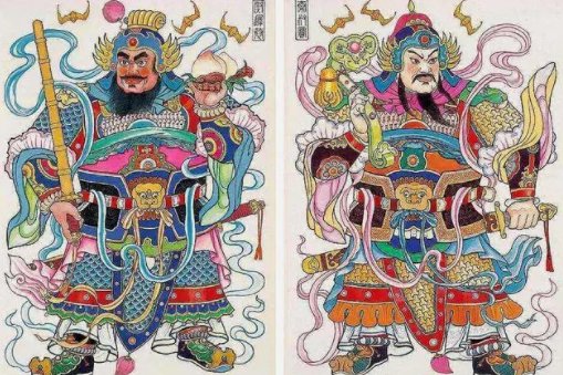 门神贴左边还是右边