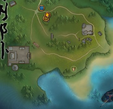 笑傲江湖OL福州郊外藏宝图坐标