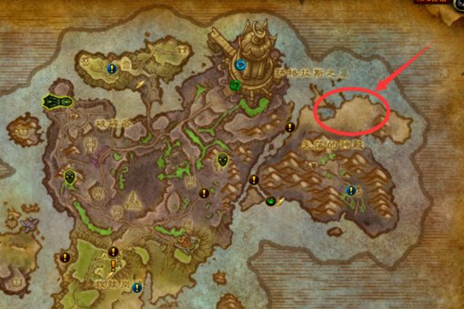 魔兽世界7.2破碎海滩的死木港在哪怎么走 死木港位置坐标多少