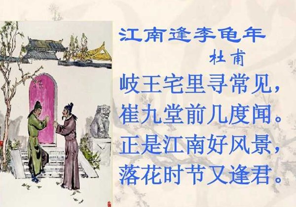 正是一年好风景，落花时节又逢君的君指什么