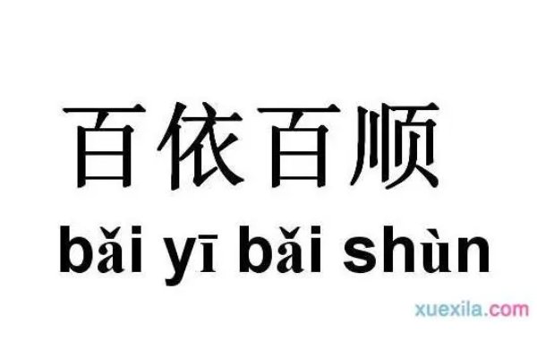 百依百顺的意思解释