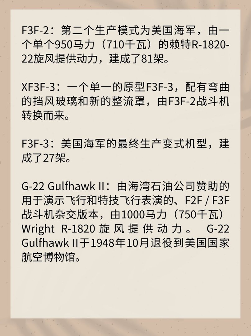 格鲁曼F2F/F3F战斗机