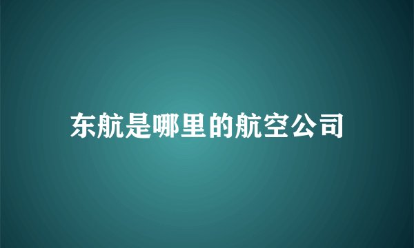 东航是哪里的航空公司