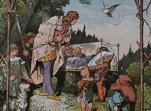 白雪公主是怎么被白马王子唤醒的?