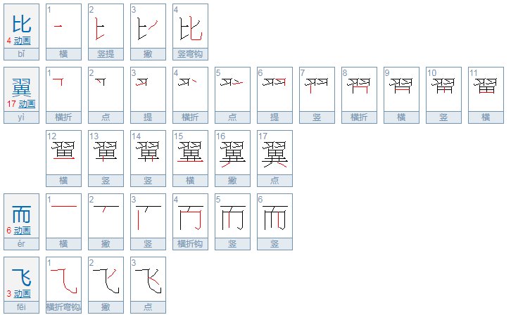 比翼而飞的成语意思？