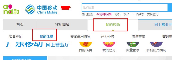 移动号码知道服务密码怎么查询详单