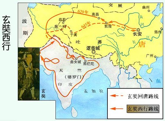 你知道焉耆在玄奘取经途中是哪个国家？