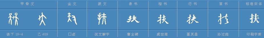 扶的拼音和组词