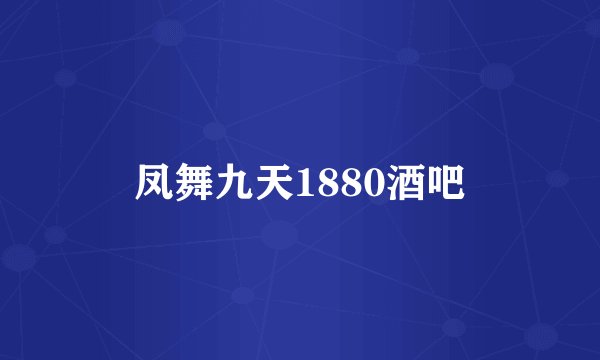 凤舞九天1880酒吧