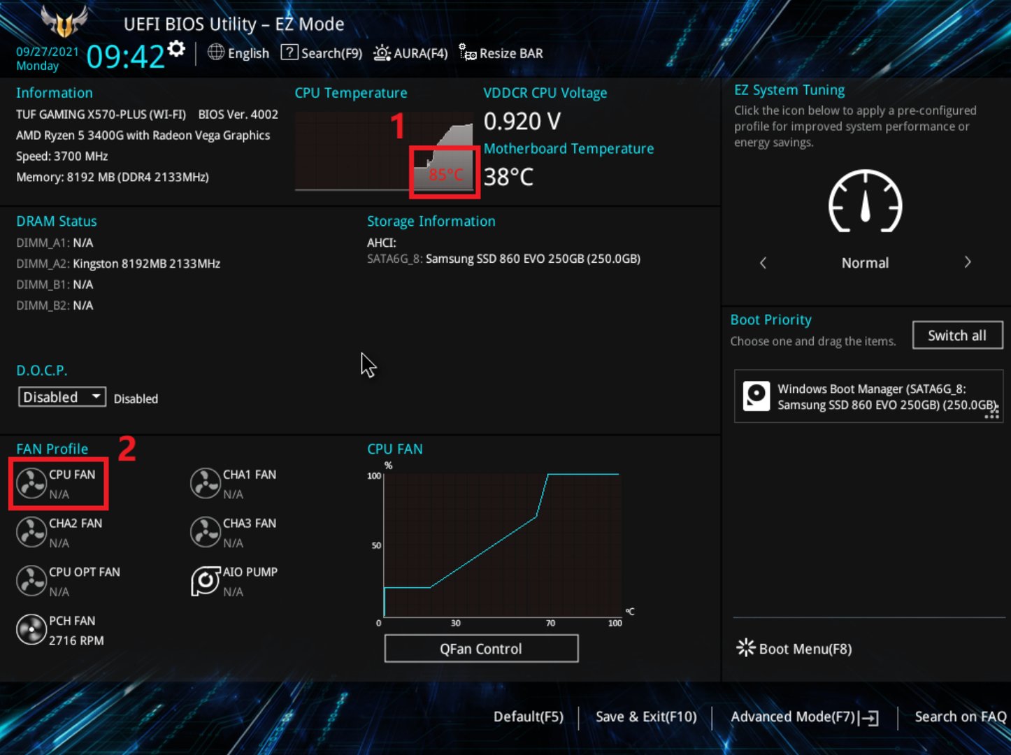 开机时按F1才能进入系统,如何解决?