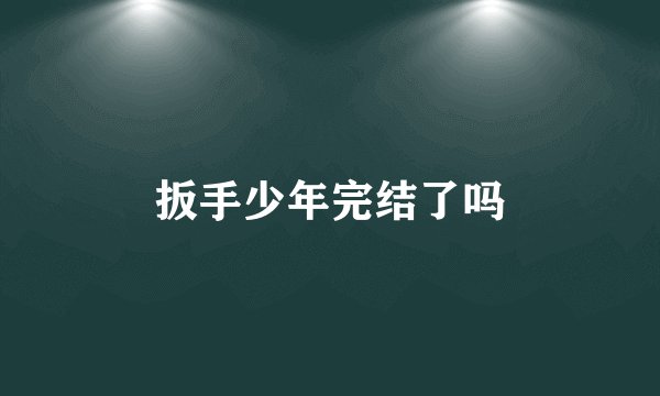 扳手少年完结了吗