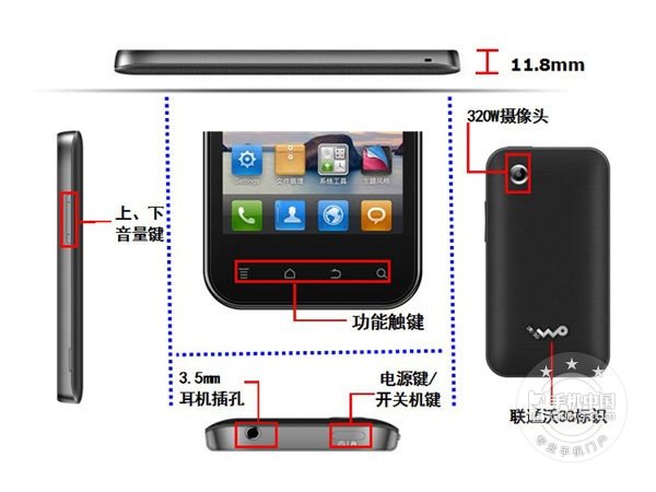 海信U860的网络制式