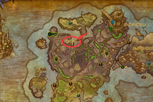 魔兽世界7.2破碎海滩的死木港在哪怎么走 死木港位置坐标多少