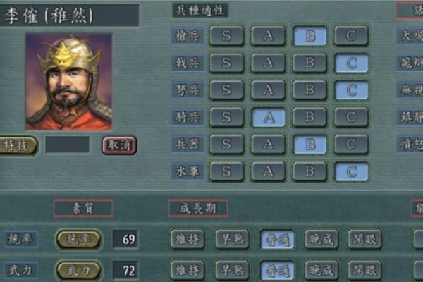 三国演义飞熊军统领