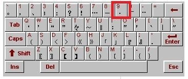 怎样把·的符号打出来？