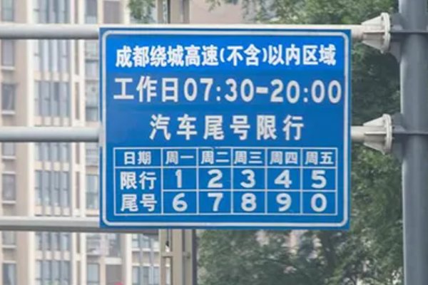 成都限号2022最新限号规定11月份