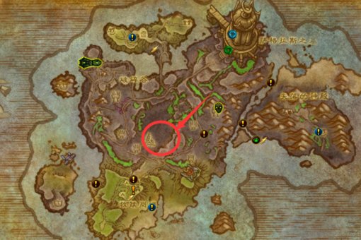 魔兽世界7.2破碎海滩的死木港在哪怎么走 死木港位置坐标多少