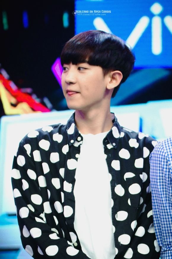 跪求2014一期快乐大本营exo----灿烈 图片【多发几张】