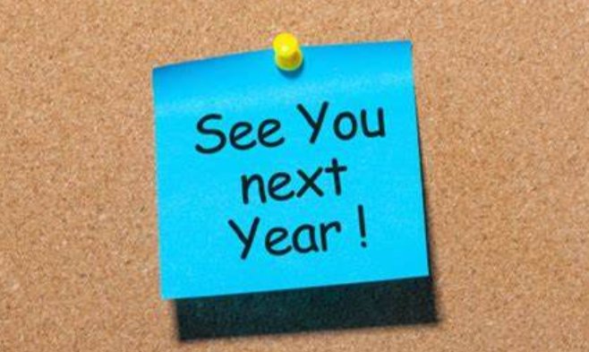 明年见的英文怎么说?