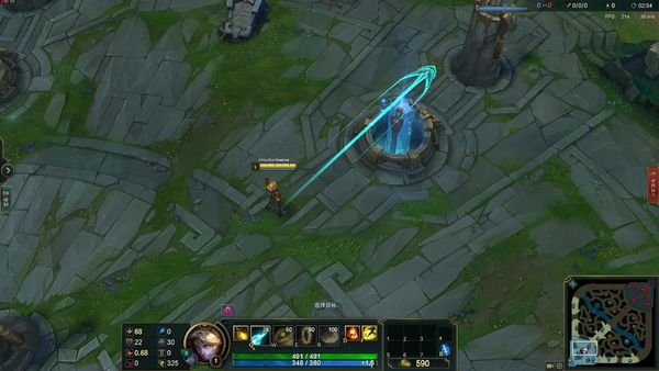 LOL 智能施法范围指示器怎么关