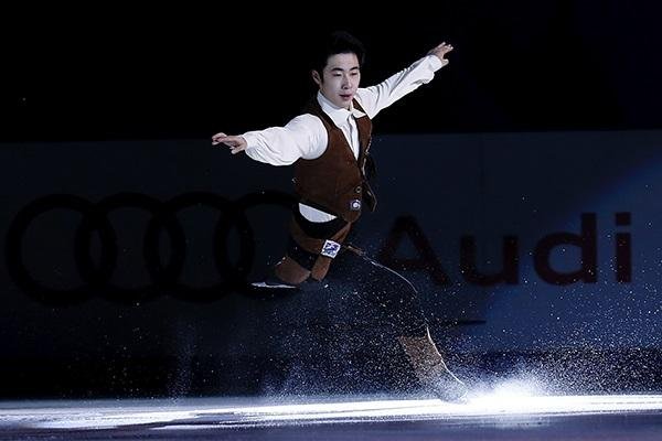 金博洋比赛中发挥出色拿到90.98的高分，这个成绩是否令他满意？