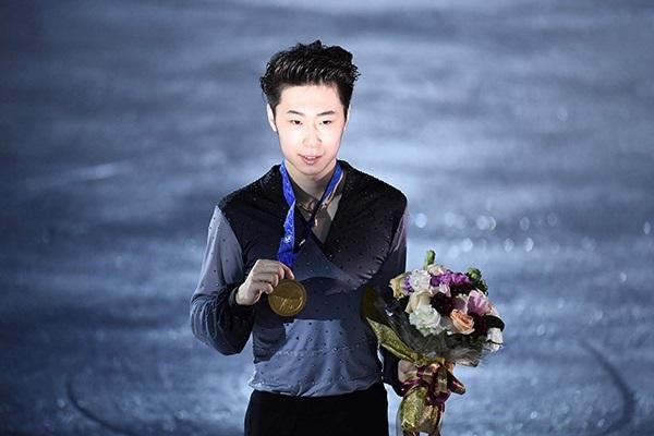 金博洋比赛中发挥出色拿到90.98的高分，这个成绩是否令他满意？