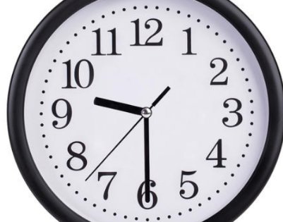 九点半钟表是什么样的