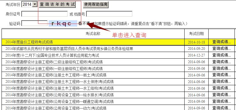 成都人事考试网怎么查成绩啊