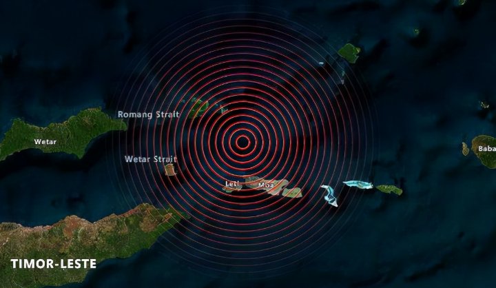 印尼班达海海域发生7.5级地震，是否会引发海啸？